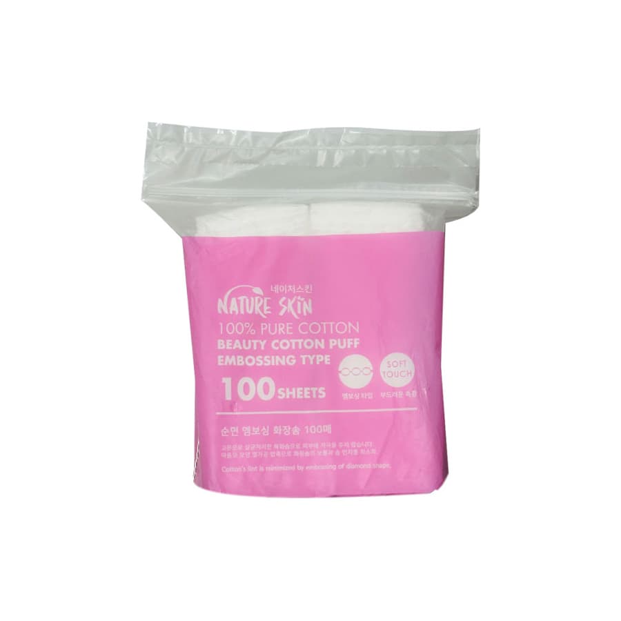 BEAUTY COTTON PUFF (100 SHEETS)