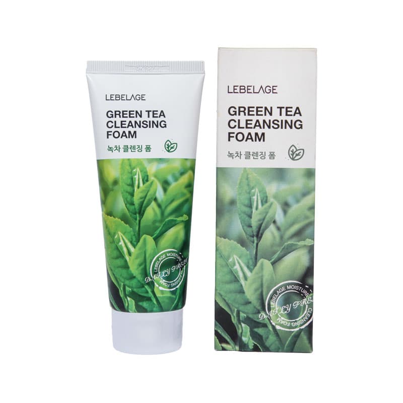 LEBELAGE RICE CLEANSING FOAM (Green Tea)