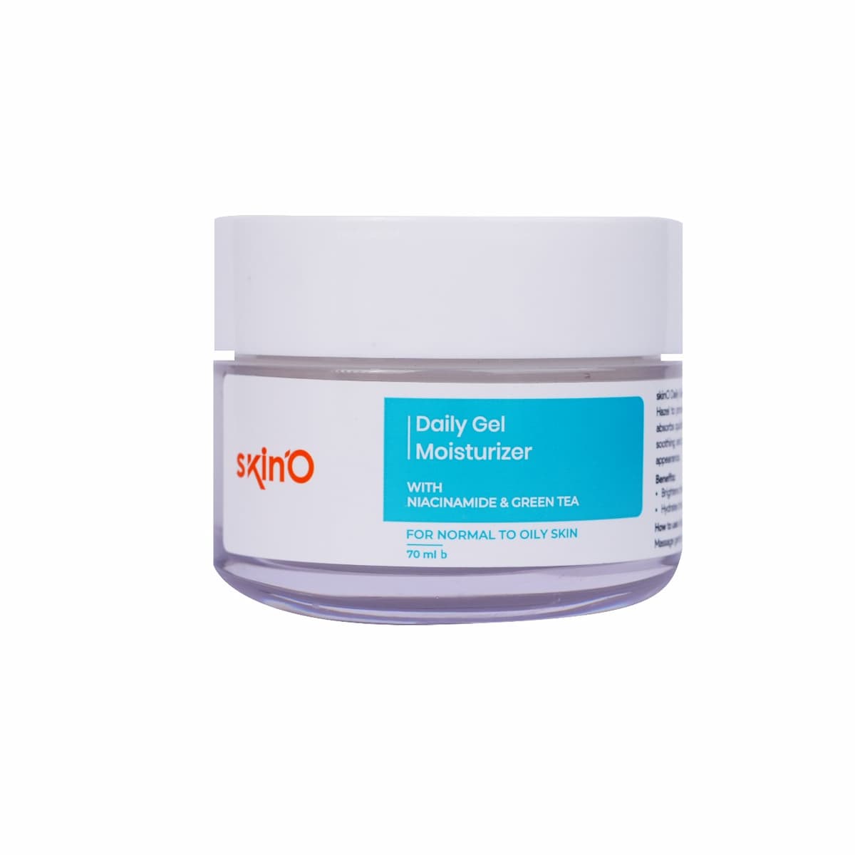 skin'O Daily Gel Moisturizer with Niacinamide & Green Tea 70ml